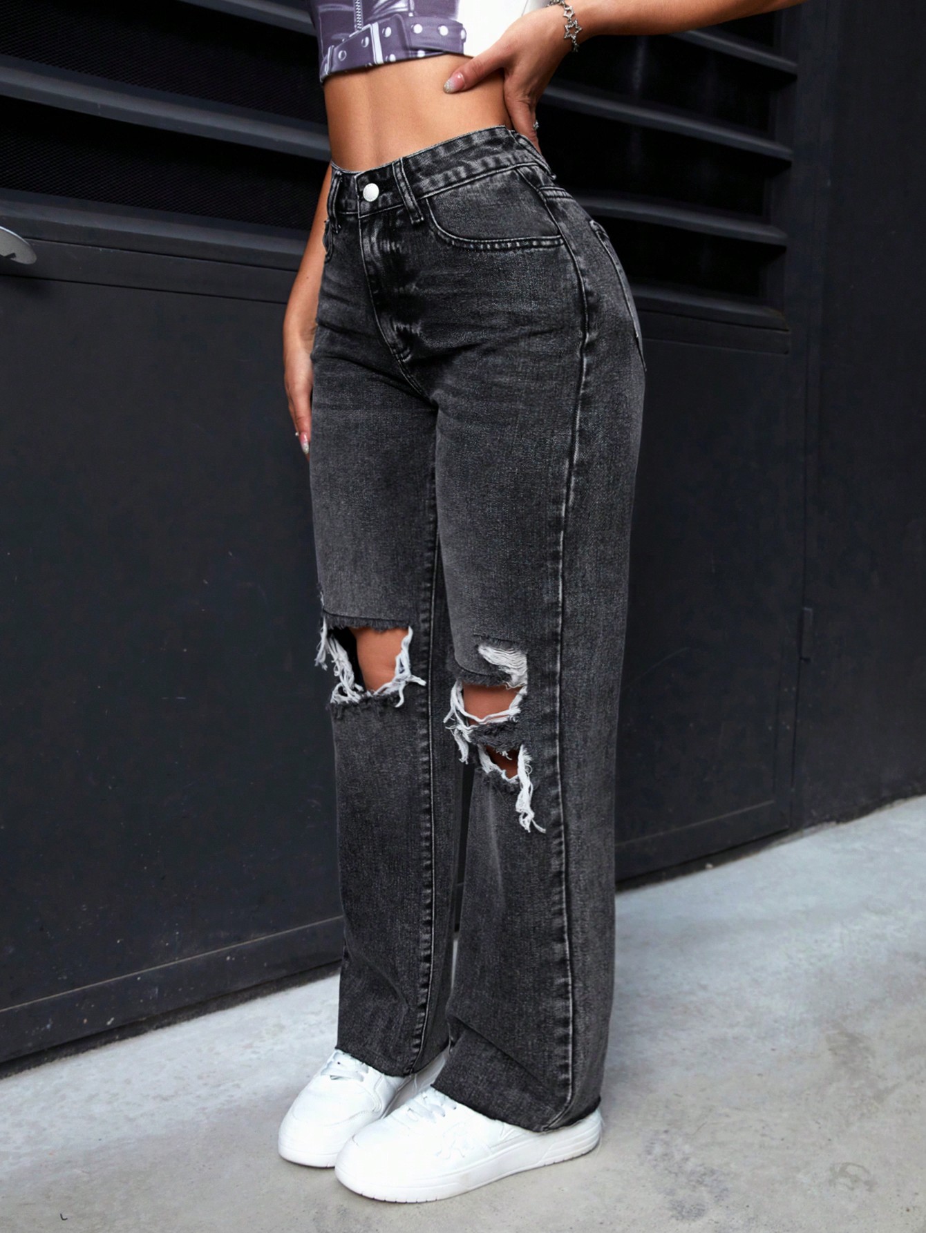 In Black Women Denim