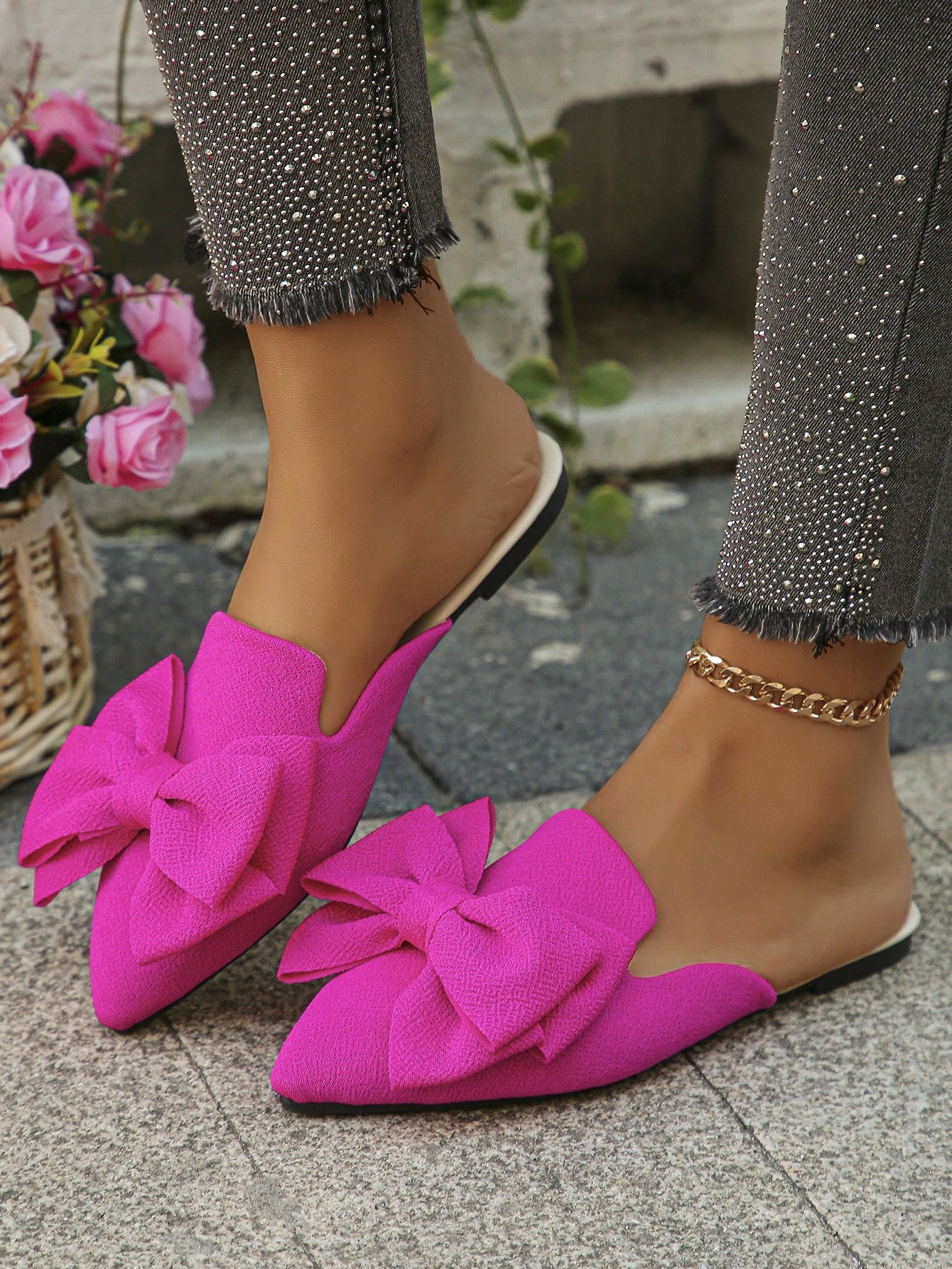 In Hot Pink Women Flats