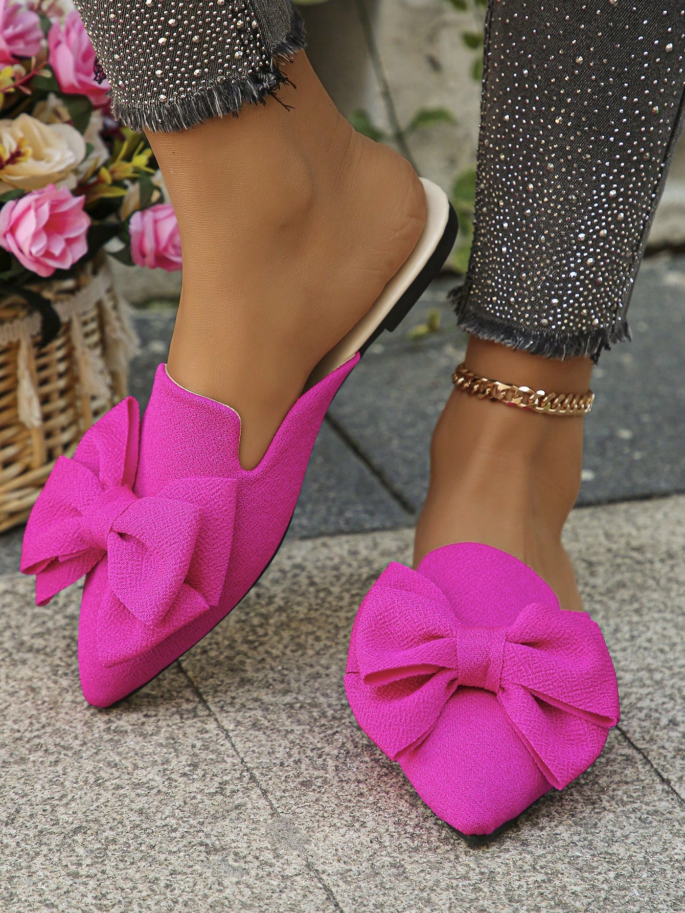 In Hot Pink Women Flats