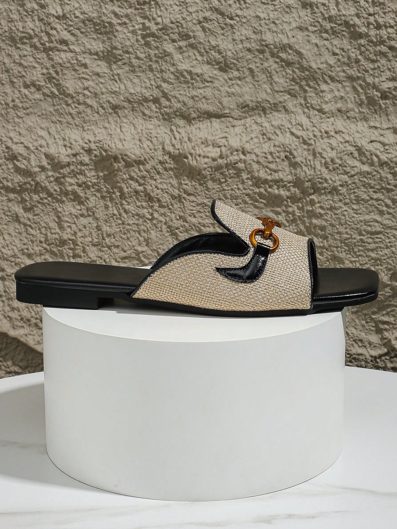 In Black and White Women Sandals