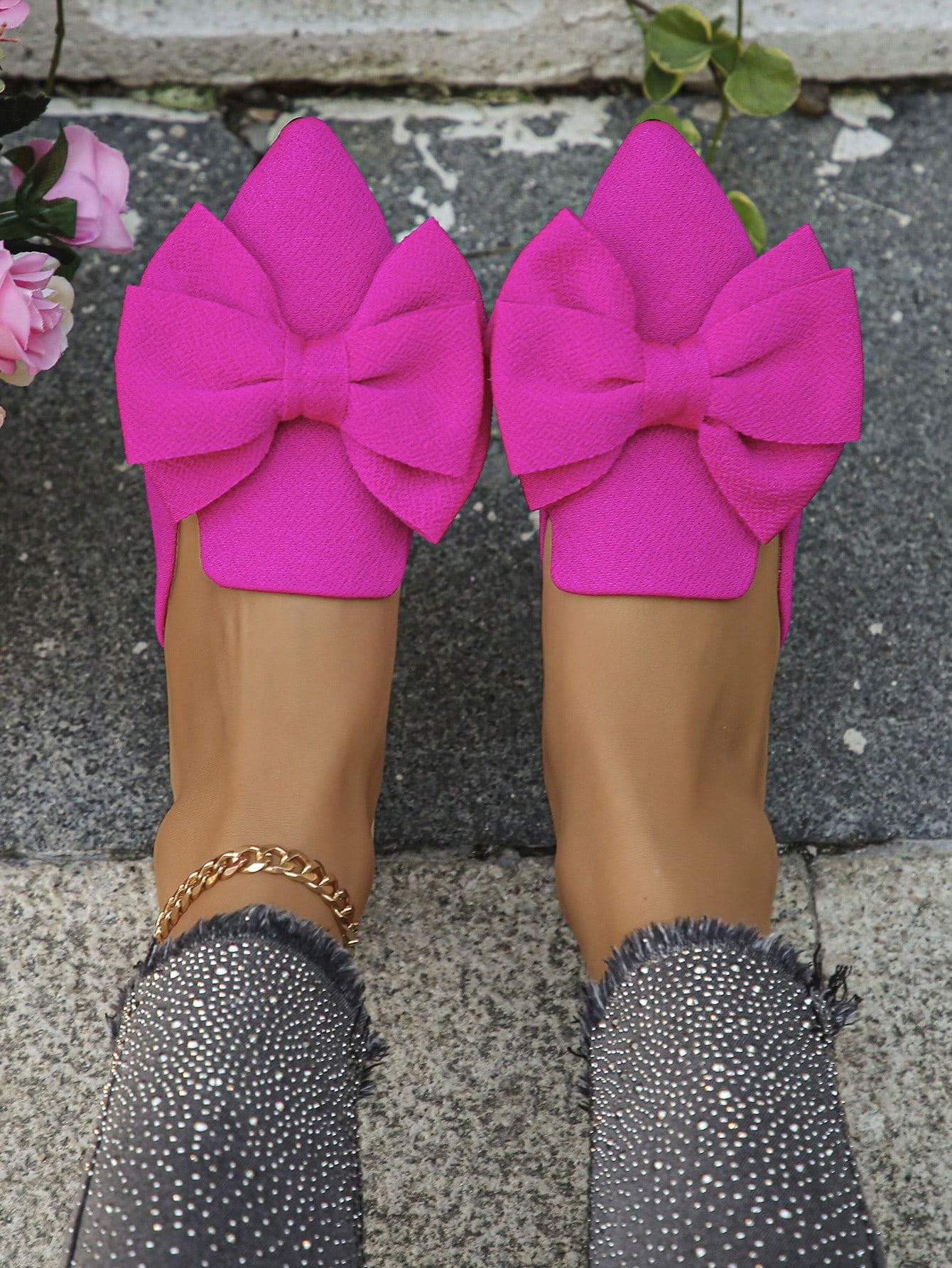 In Hot Pink Women Flats