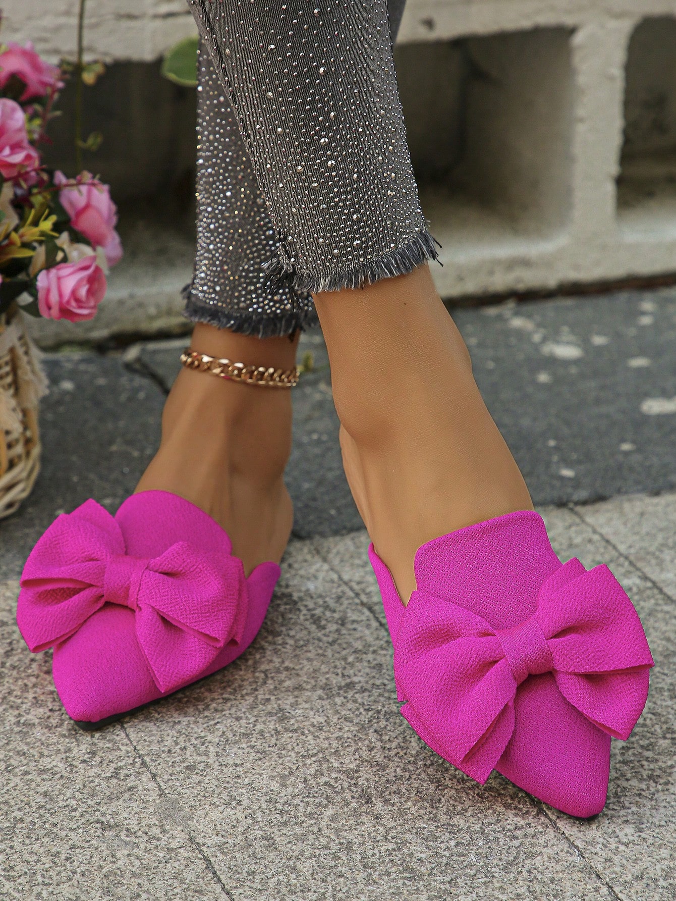 In Hot Pink Women Flats