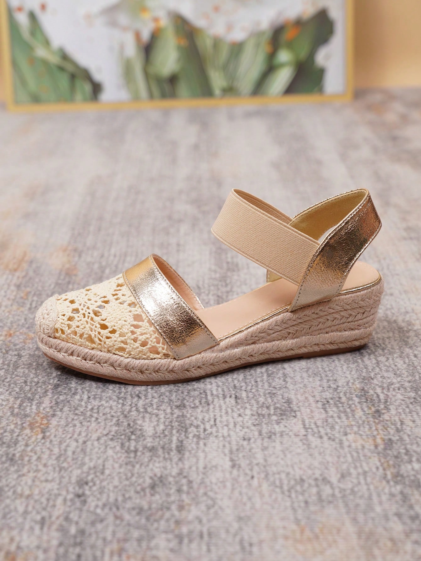 In Apricot Women Wedges & Flatform