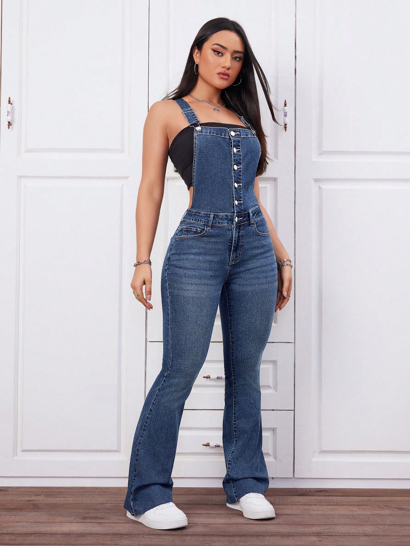 Women Denim Overalls & Jumpsuits