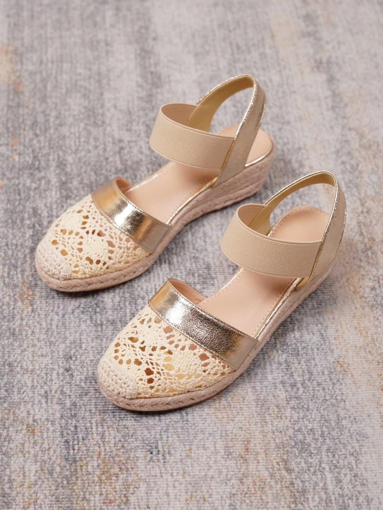 In Apricot Women Wedges & Flatform