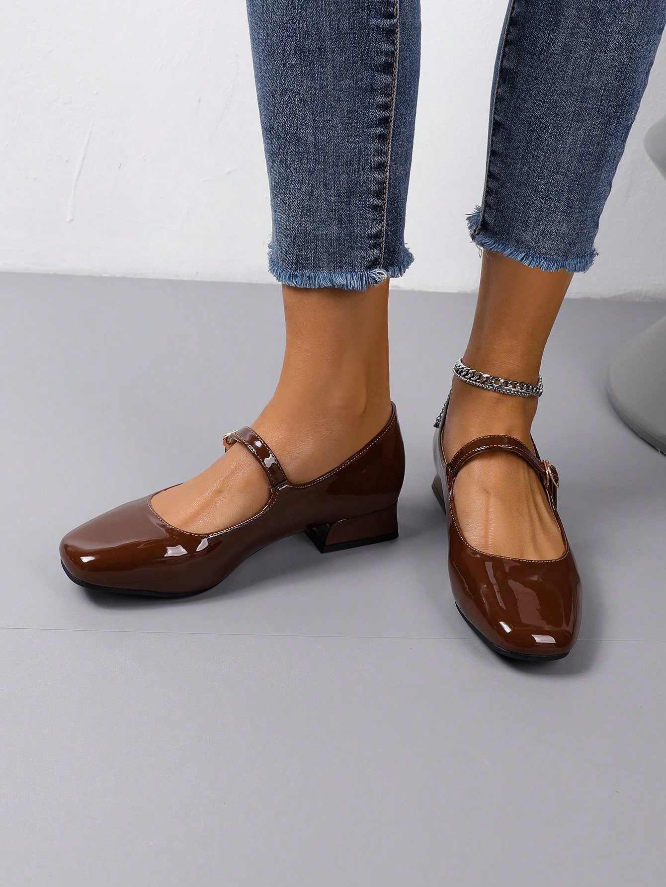 In Coffee Brown Women Flats