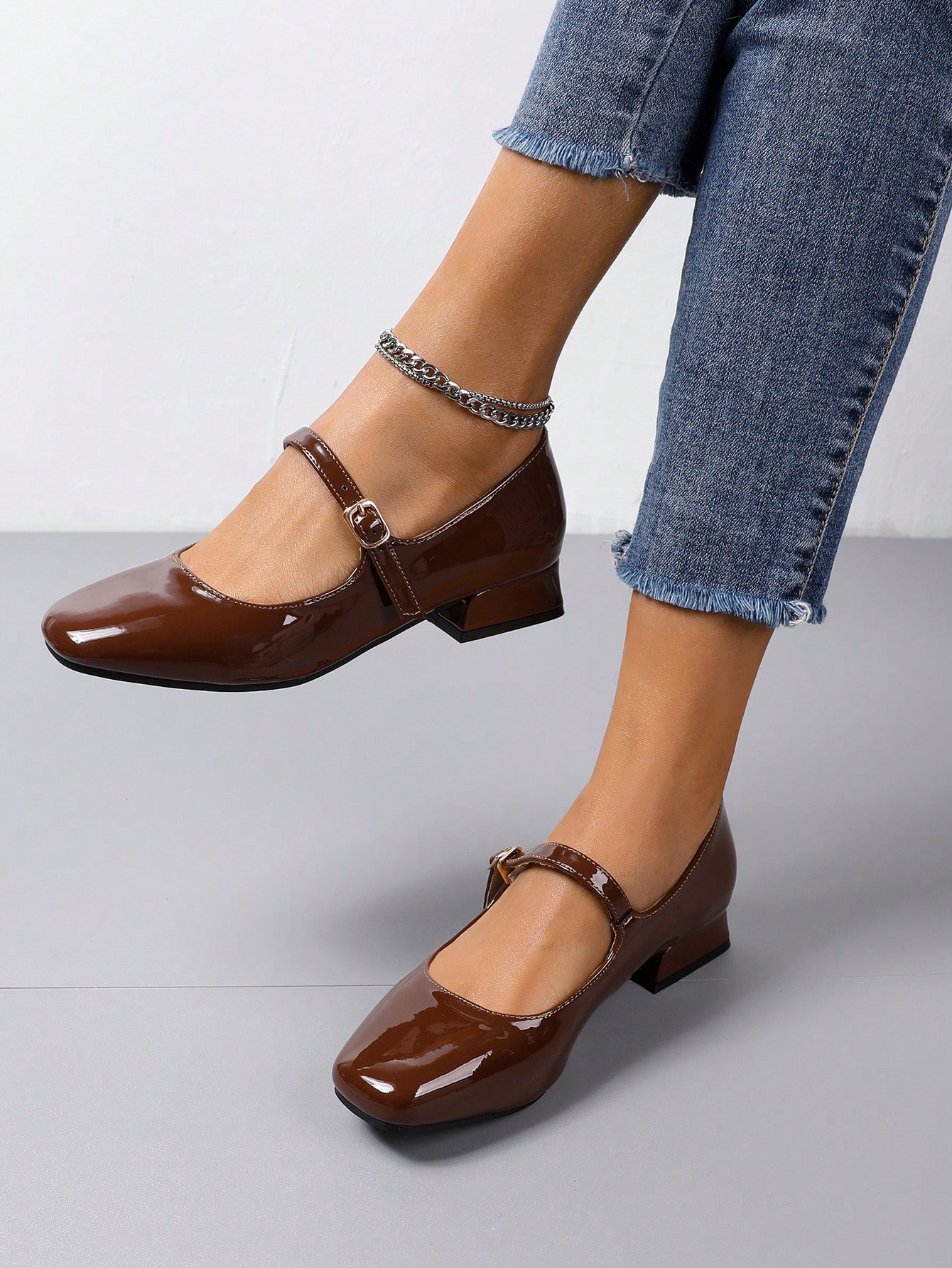 In Coffee Brown Women Flats