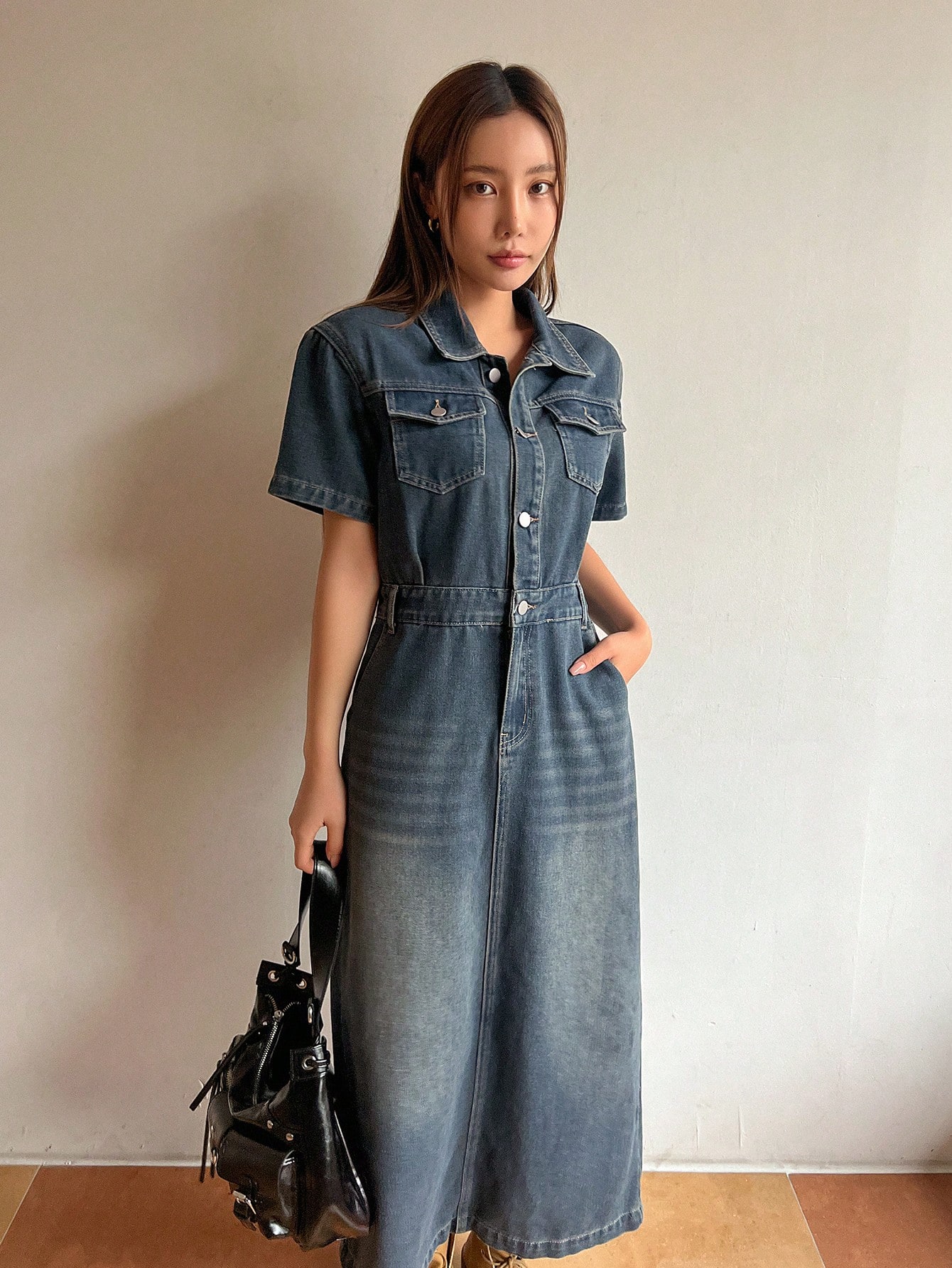 In Blue Women Denim Dresses