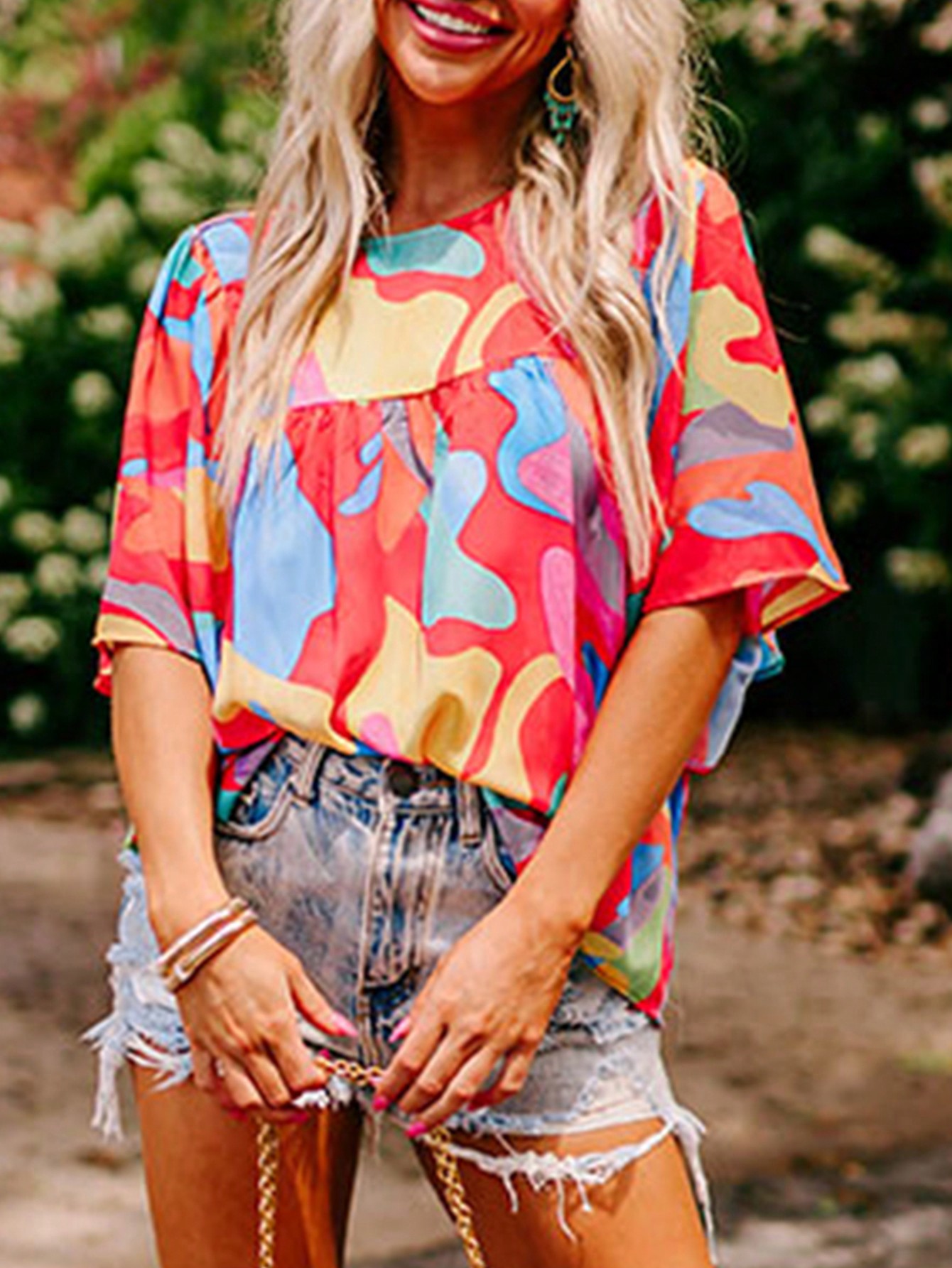 In Boho Women Blouses