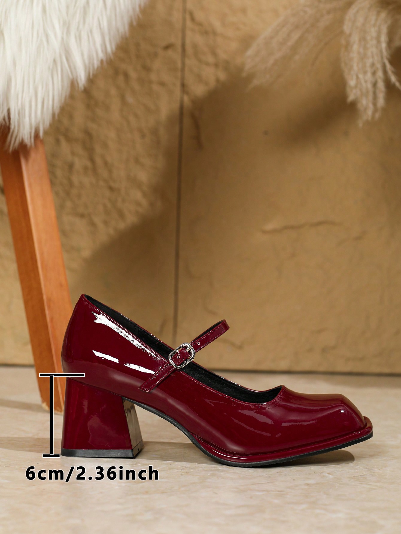 In Burgundy Women Pumps