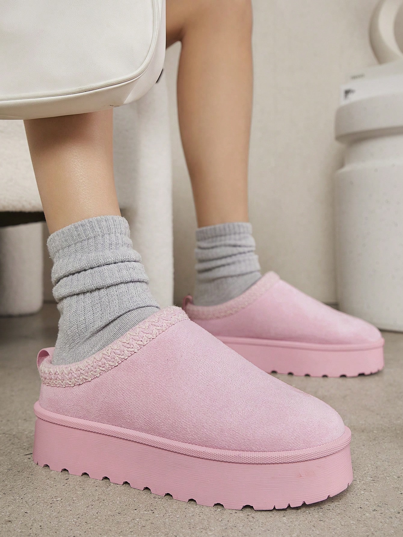 In Pink Women Wedges & Flatform