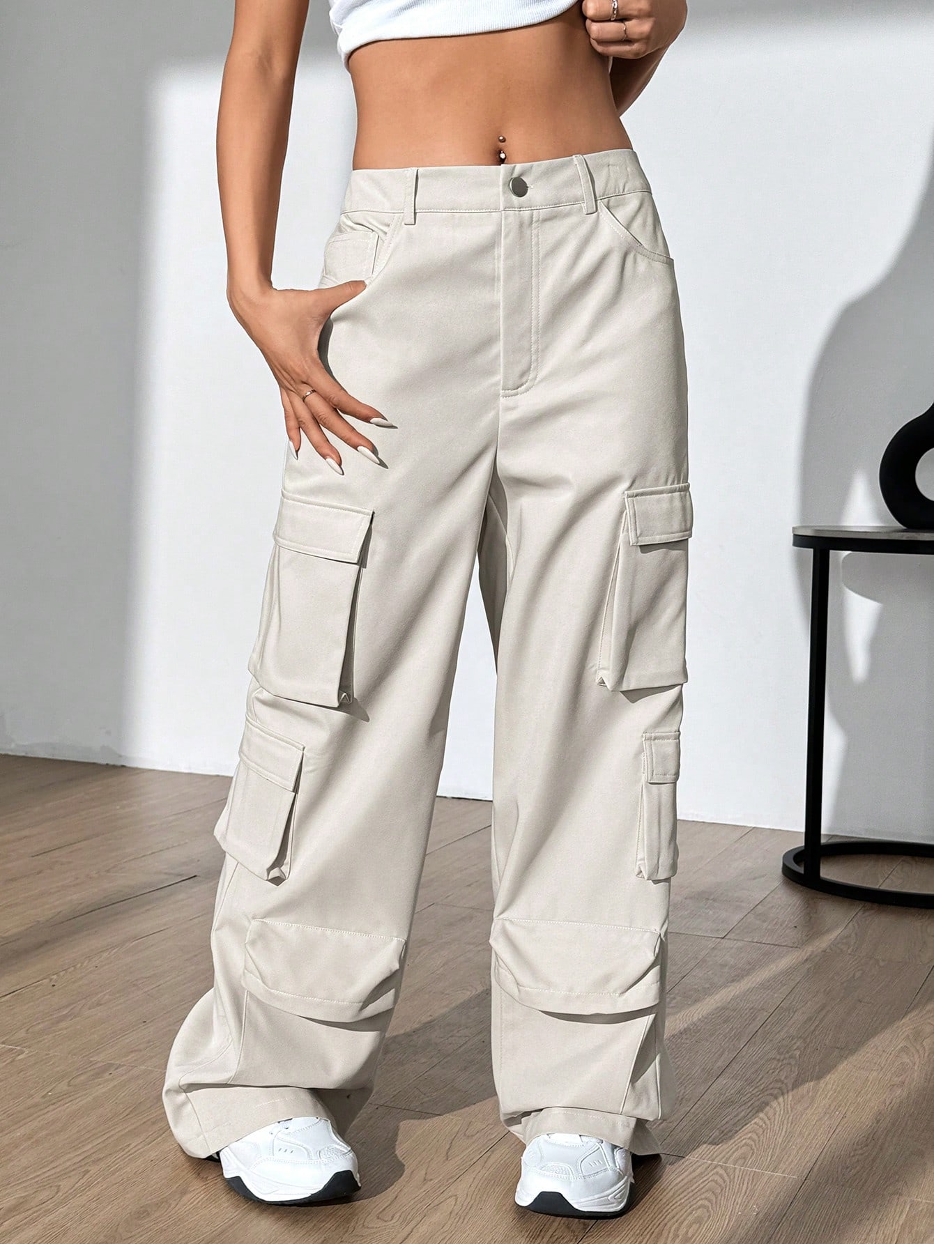 In Beige Women Pants