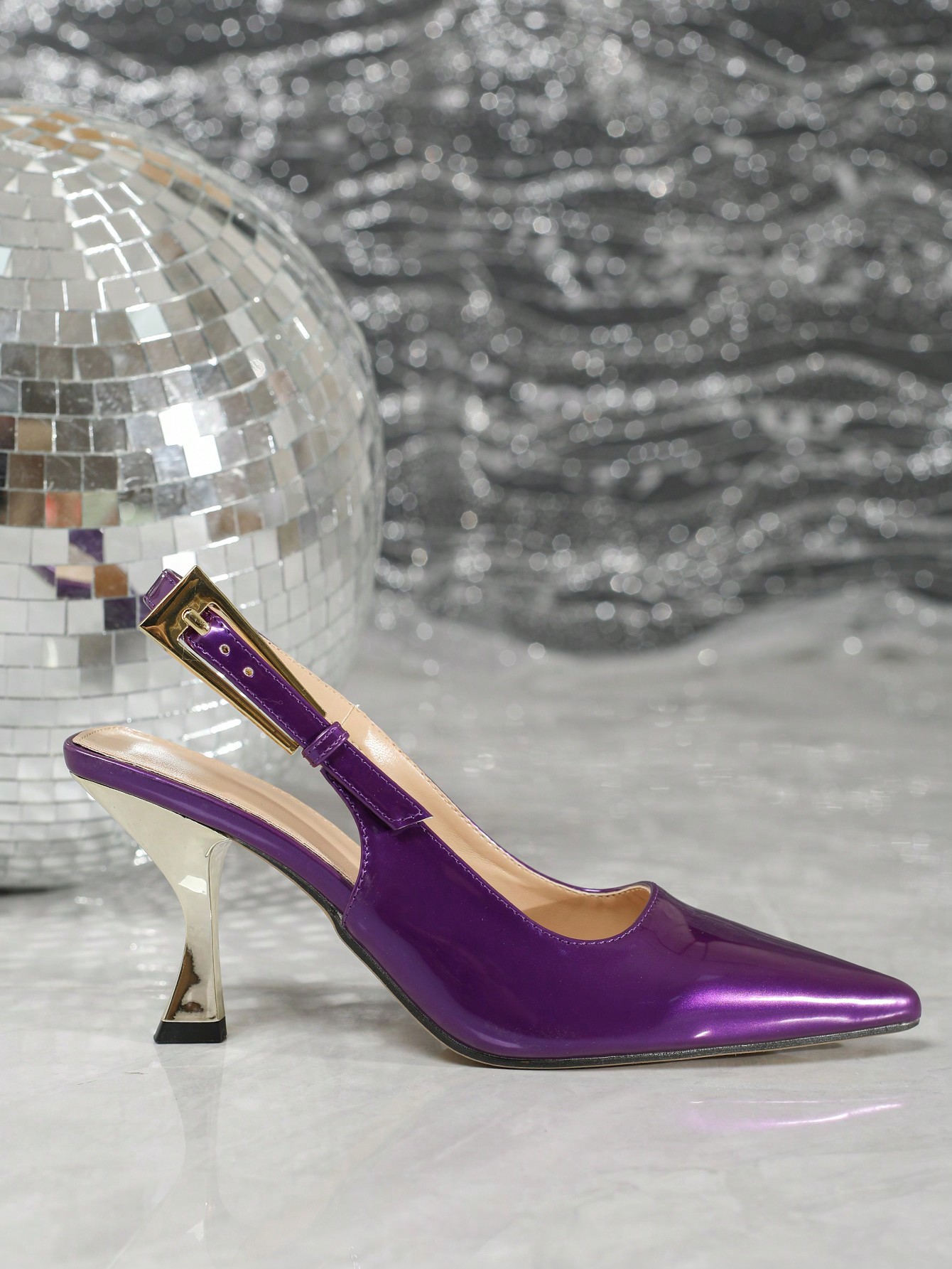 In Purple Women Pumps