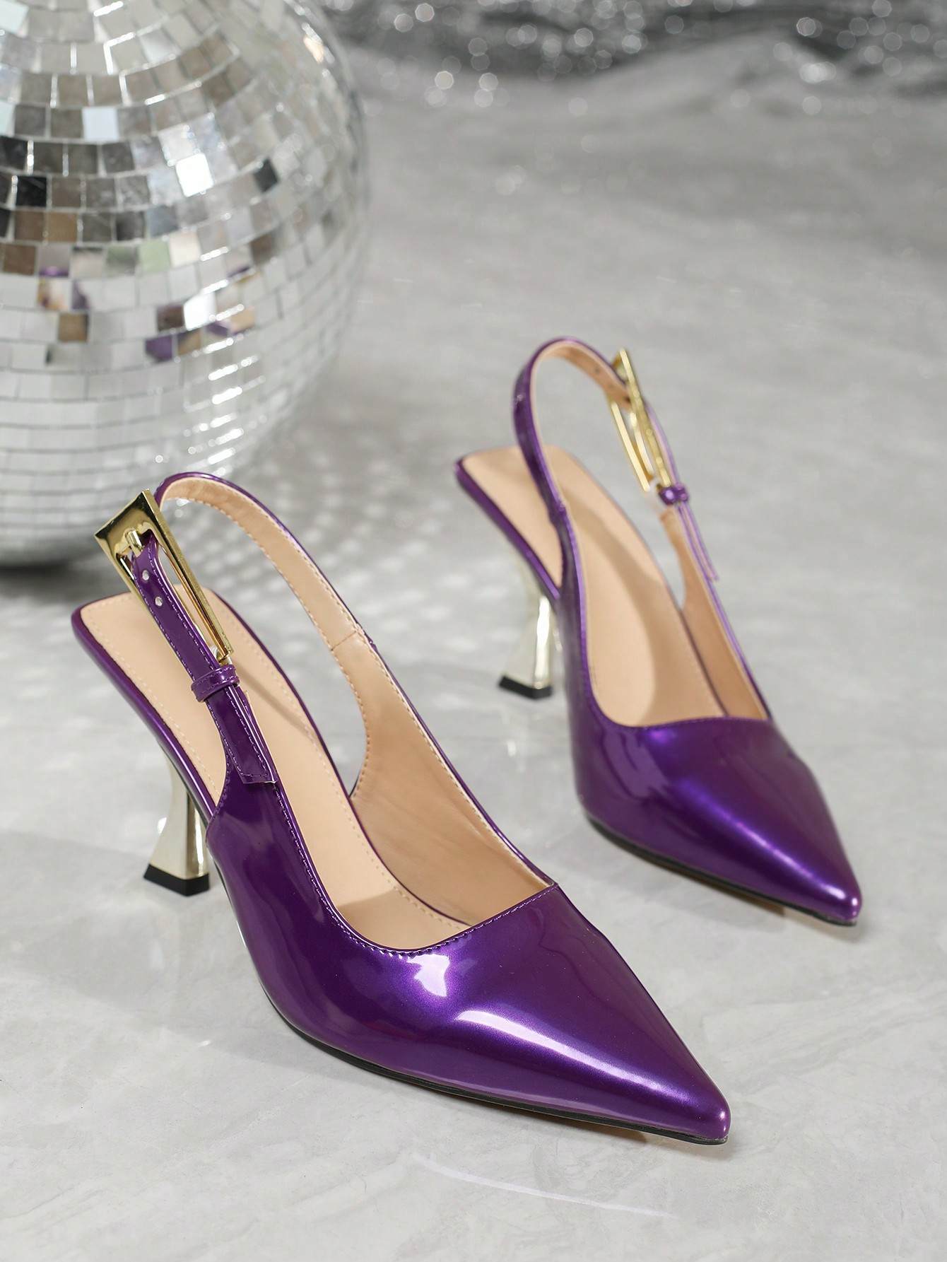 In Purple Women Pumps