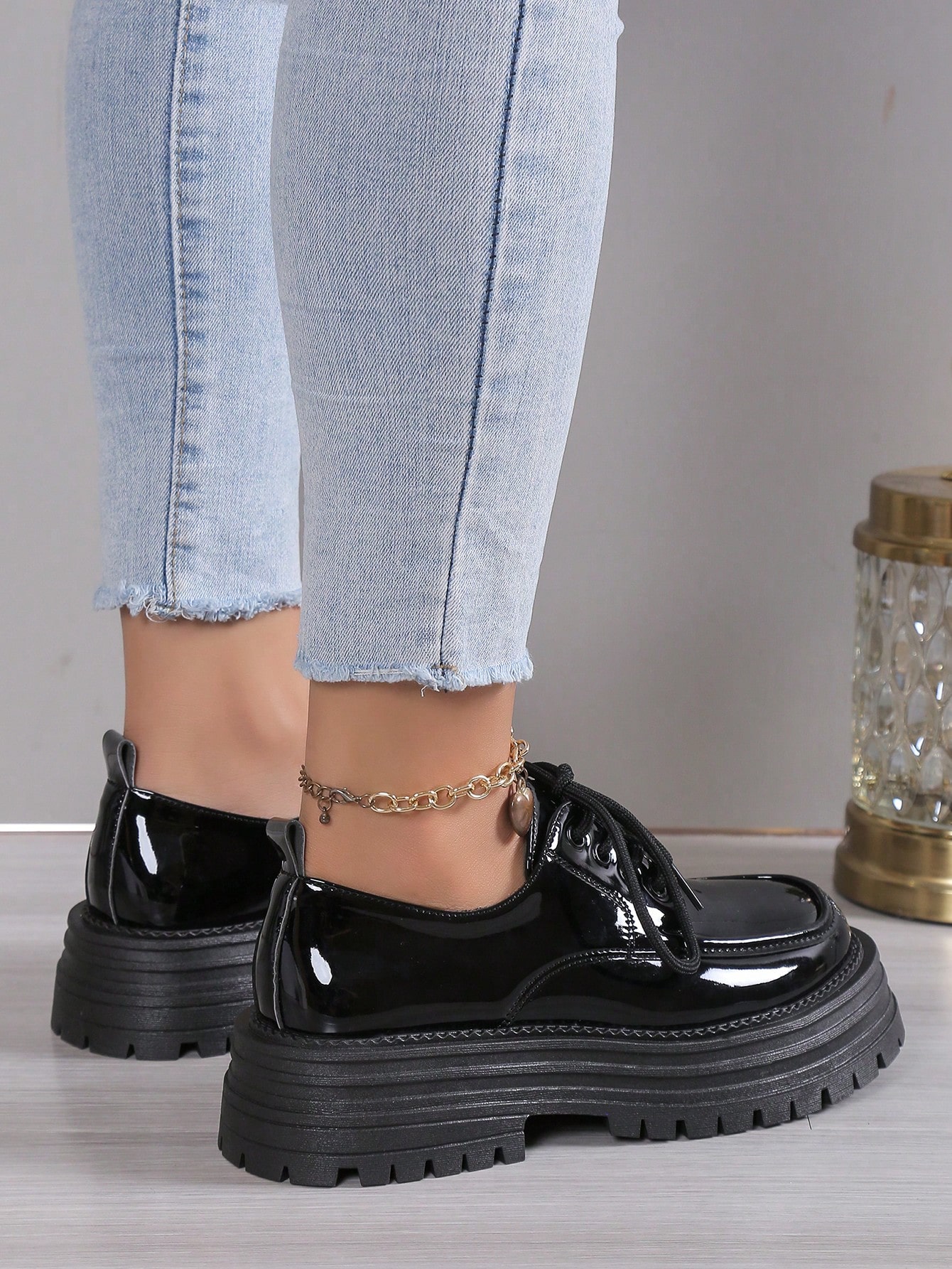 In Black Women Wedges & Flatform