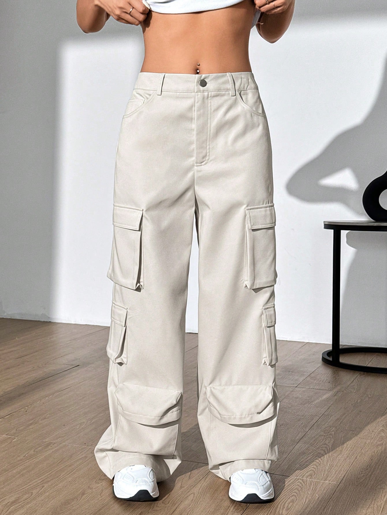 In Beige Women Pants