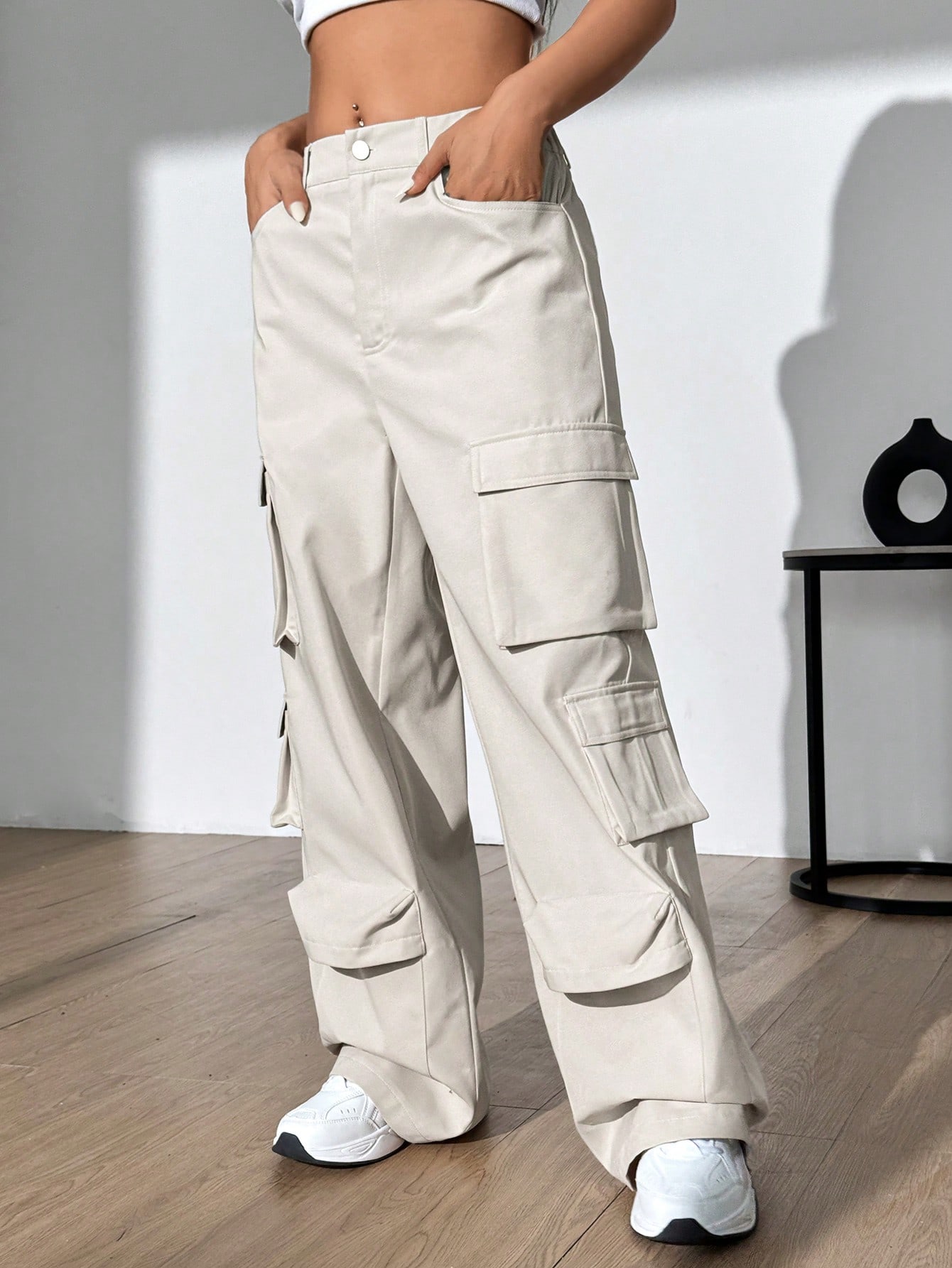 In Beige Women Pants