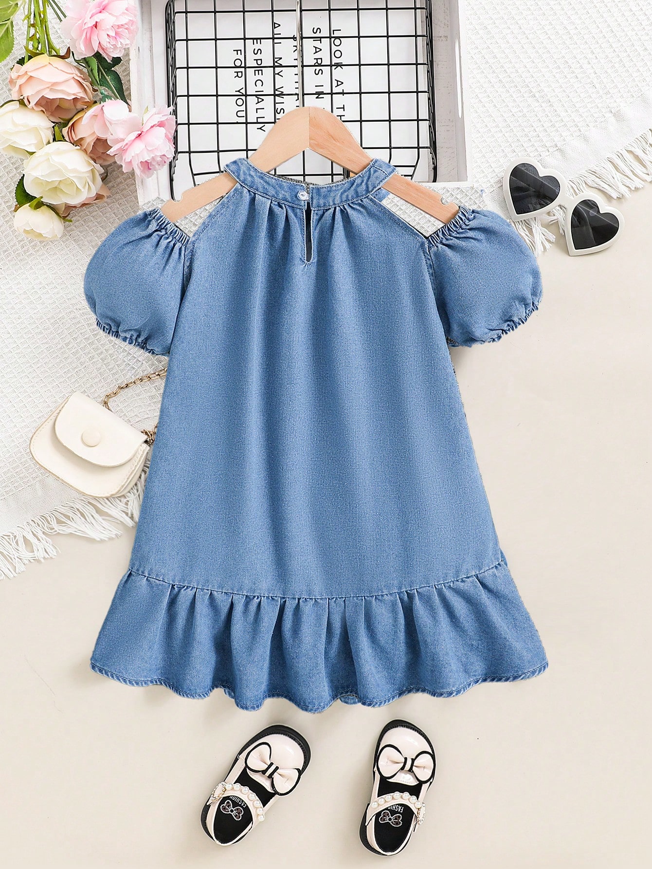 Young Girls Denim Dresses