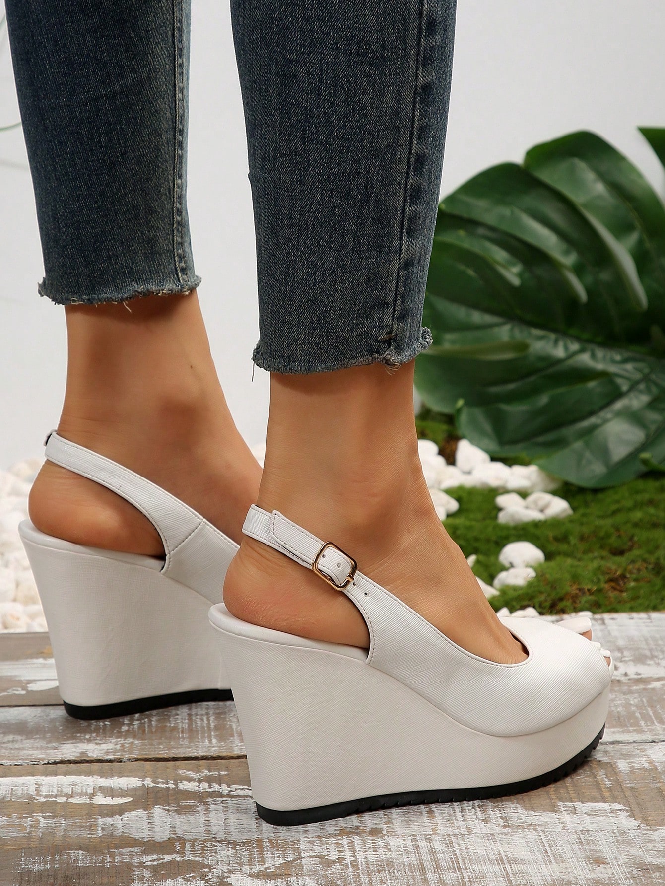 In White Women Wedges & Flatform