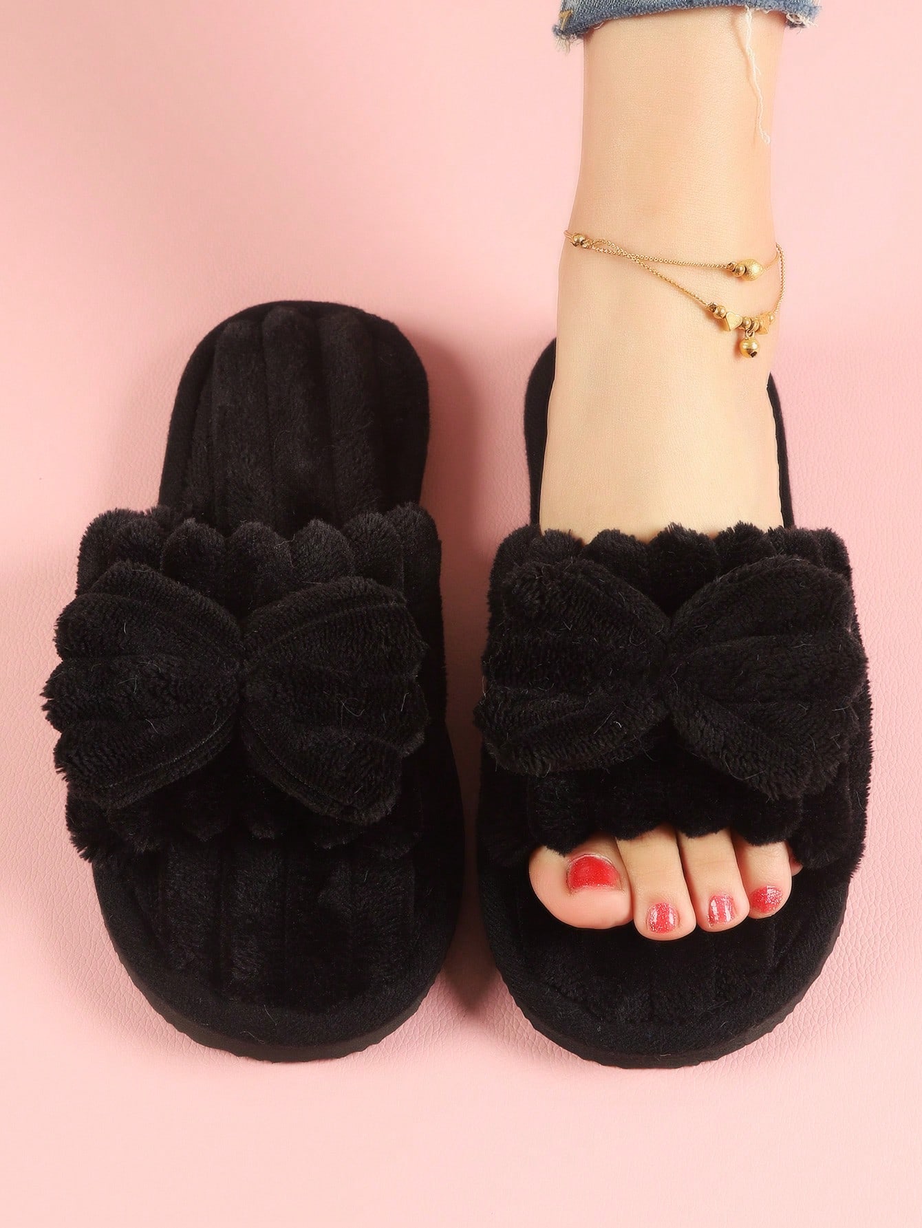 In Black Women Home Slippers