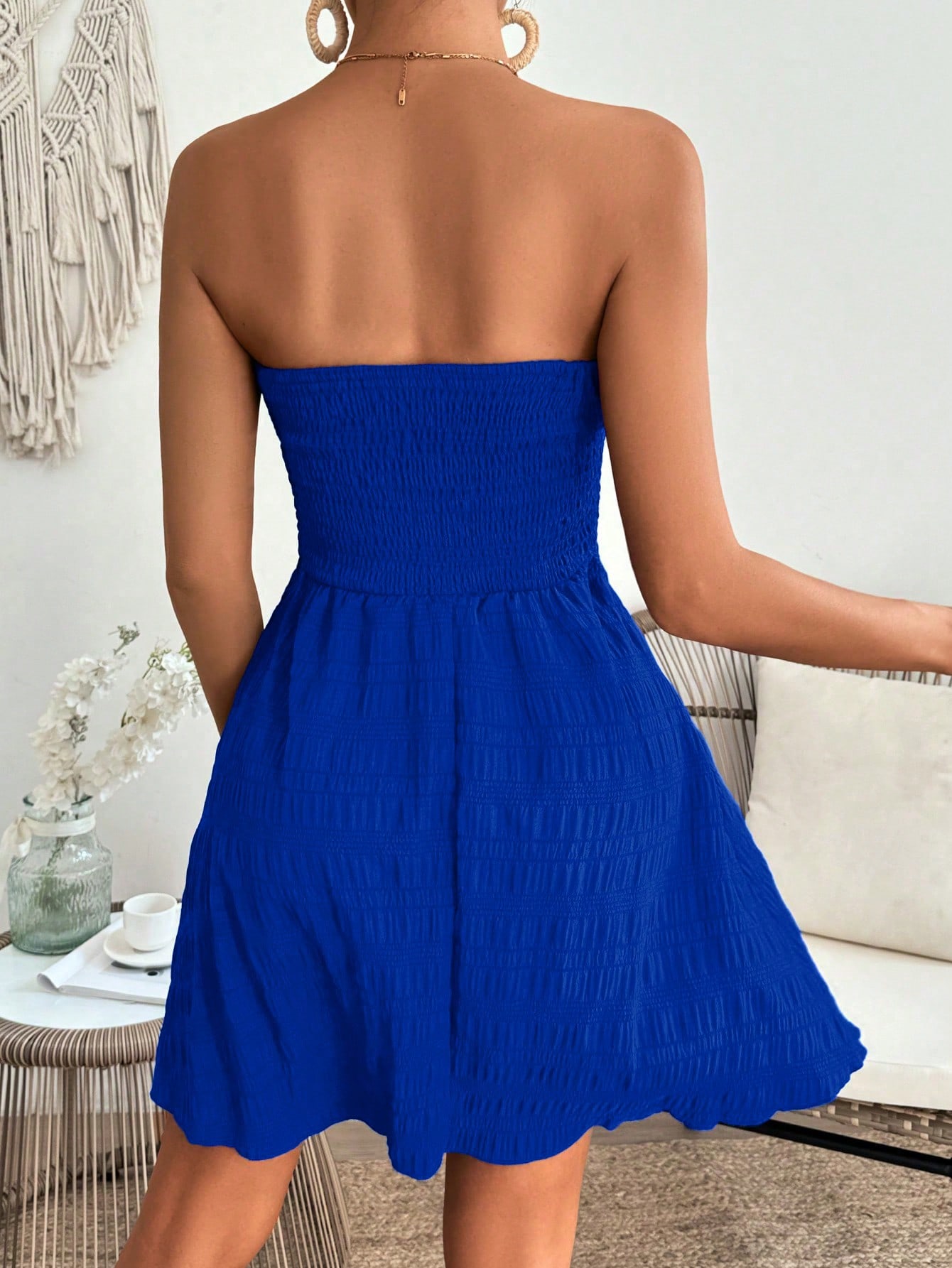 In Blue Women Dresses