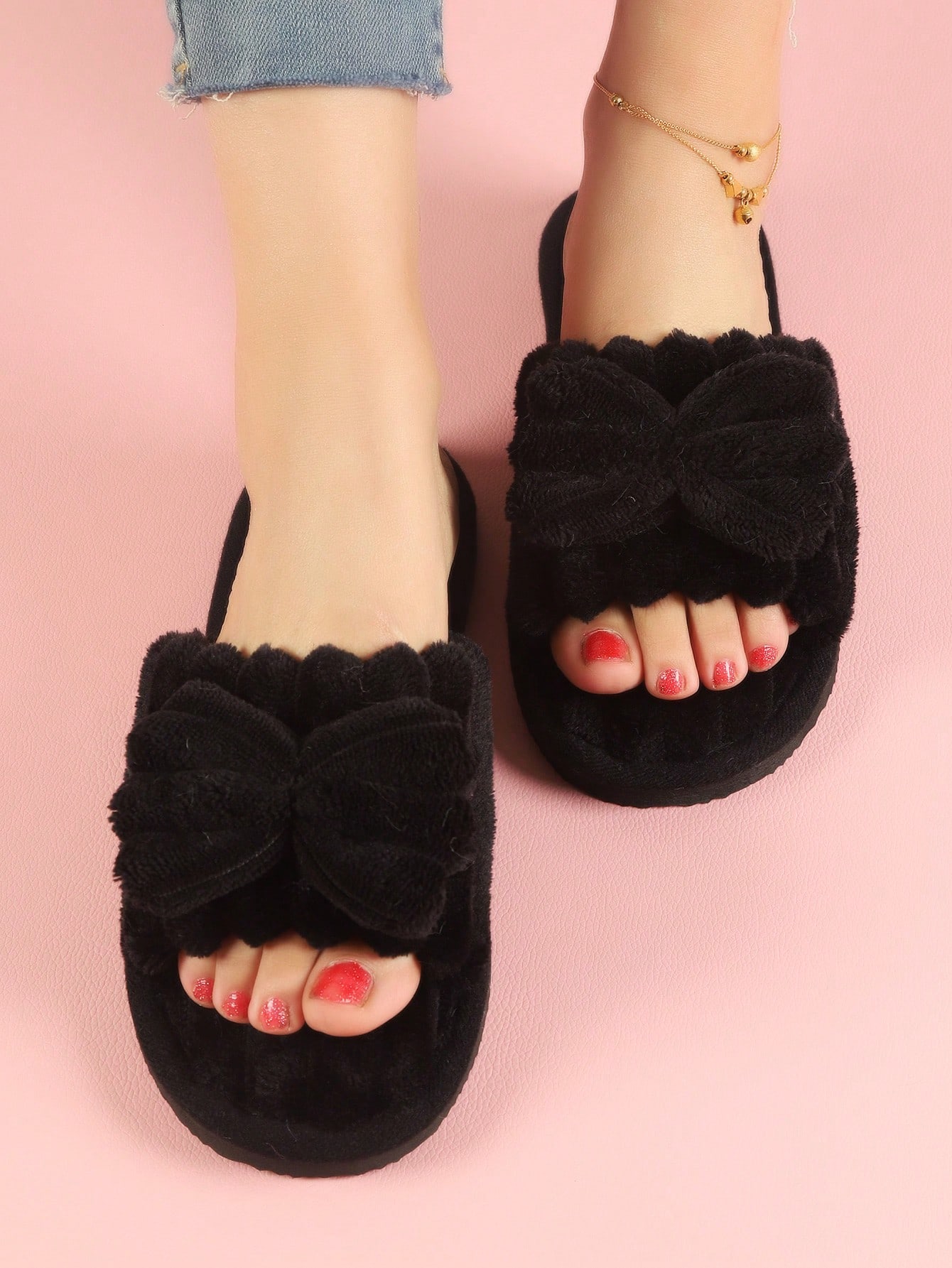 In Black Women Home Slippers