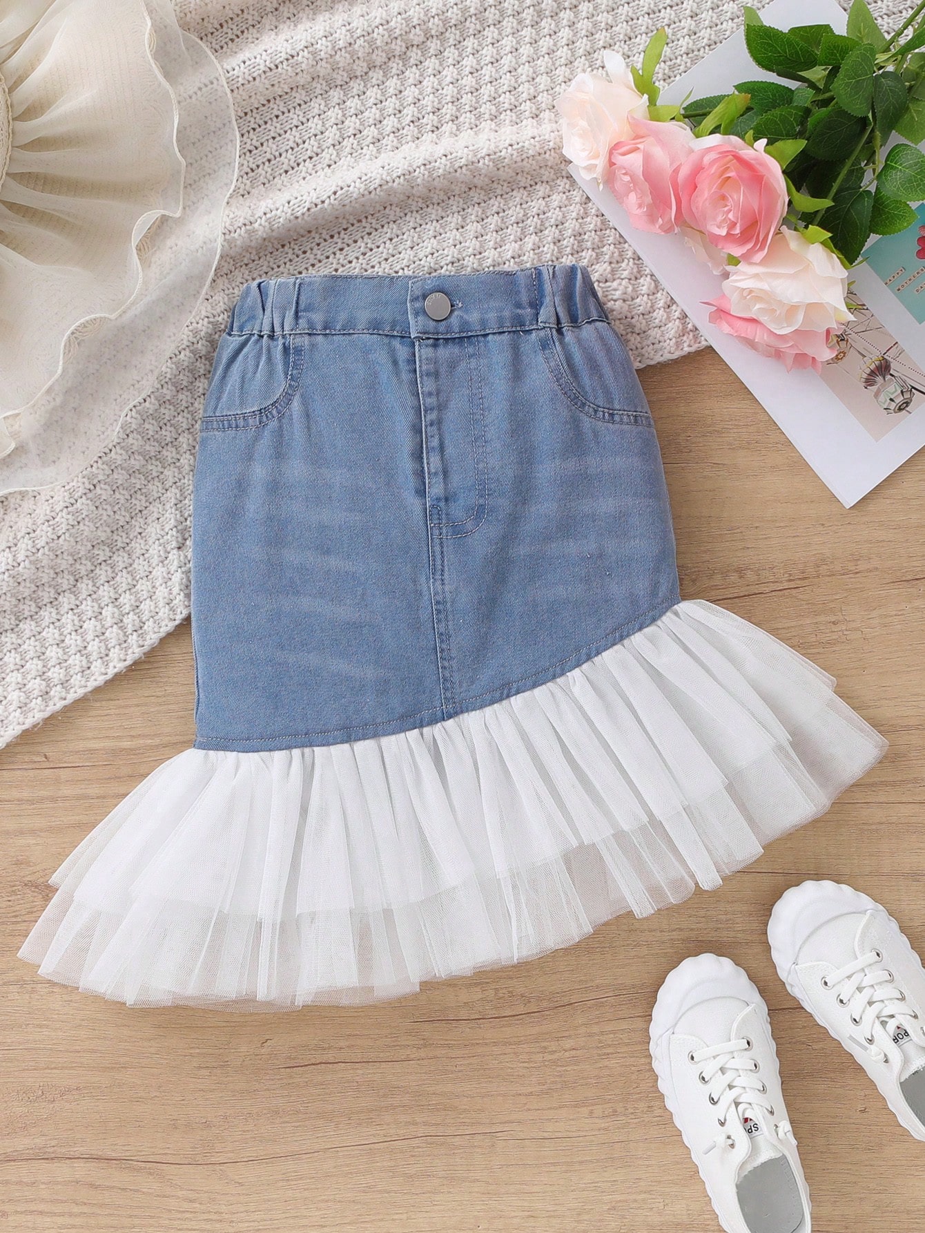 Young Girls Denim Skirts