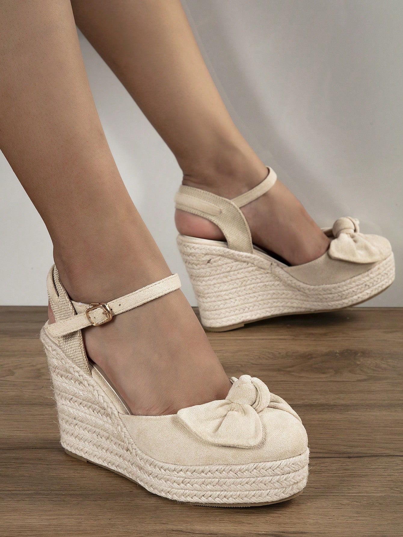 In Apricot Women Wedges & Flatform