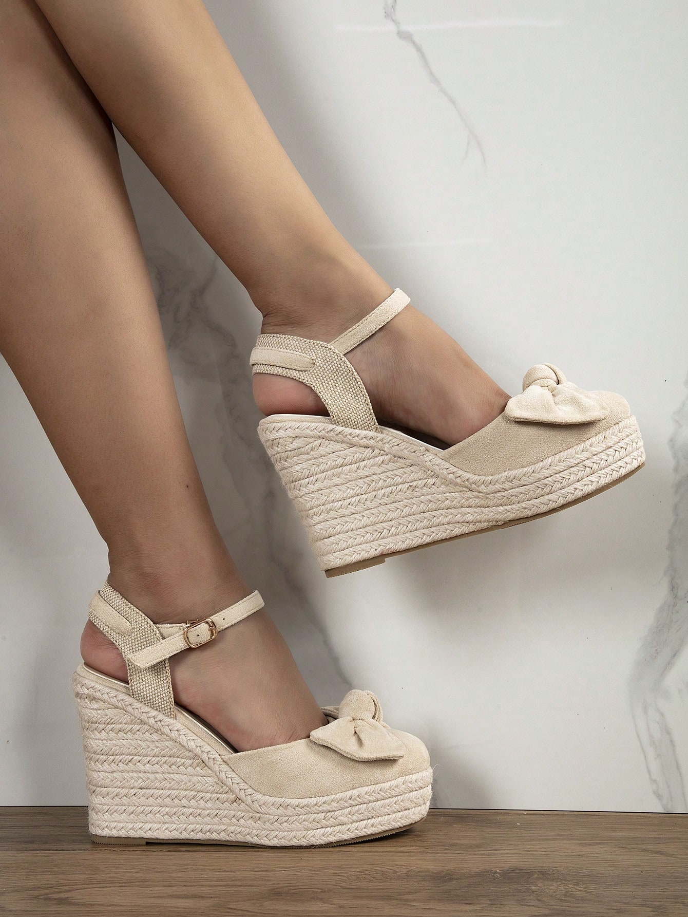 In Apricot Women Wedges & Flatform