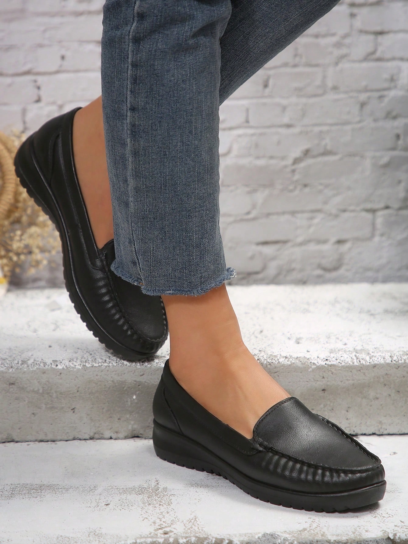 In Black Women Wedges & Flatform