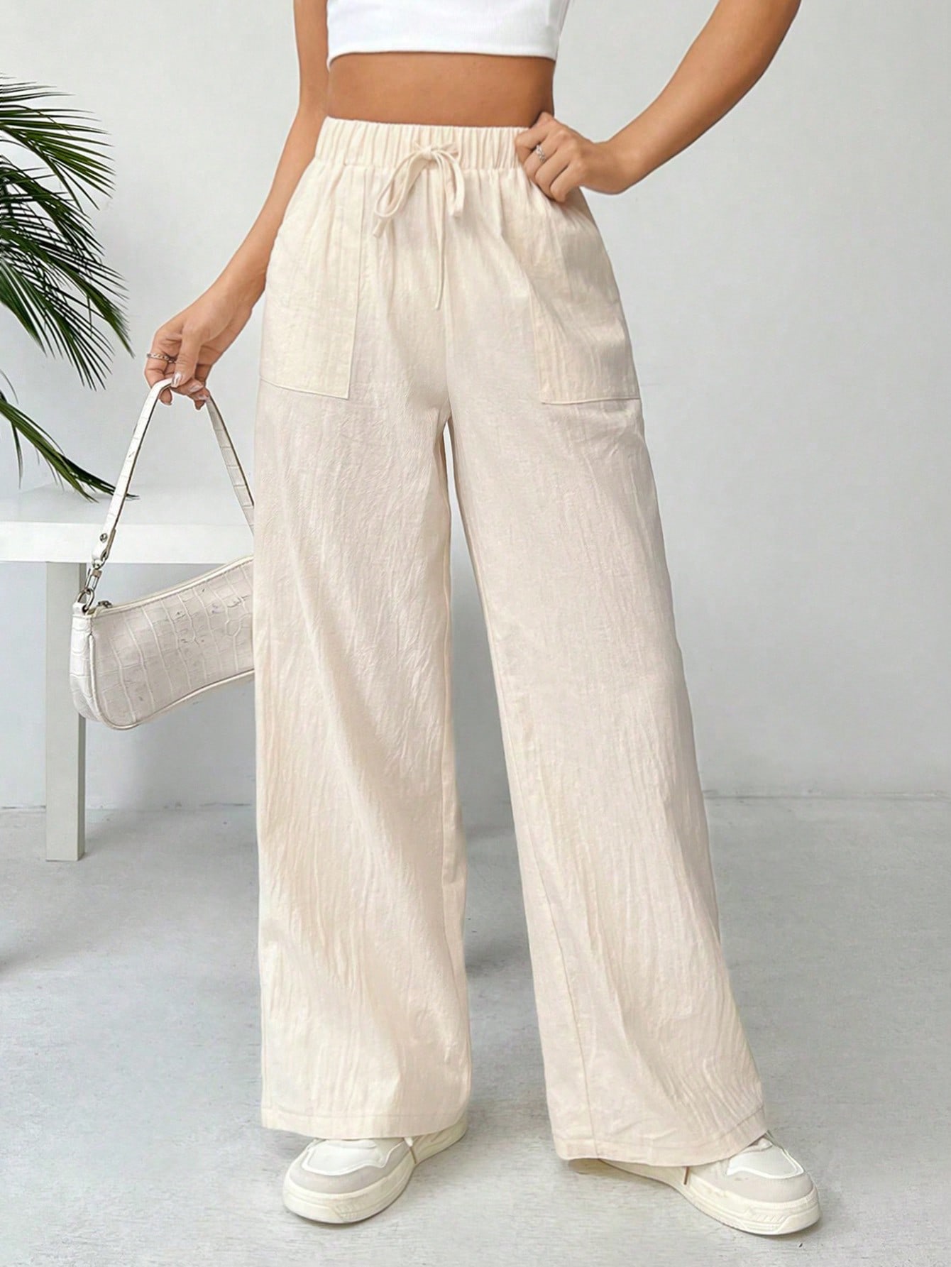 In Beige Women Pants