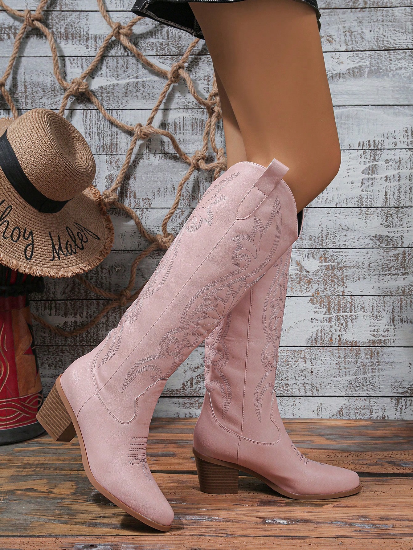 In Pink Women Fashion Boots