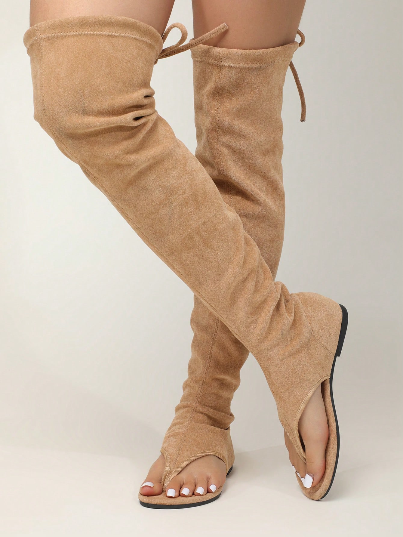 In Khaki Women Fashion Boots