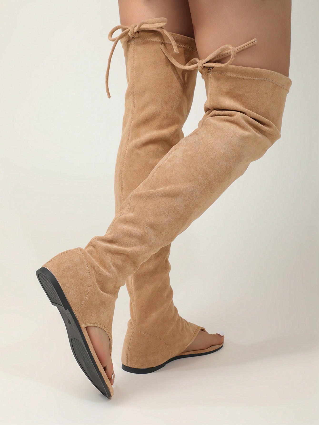 In Khaki Women Fashion Boots