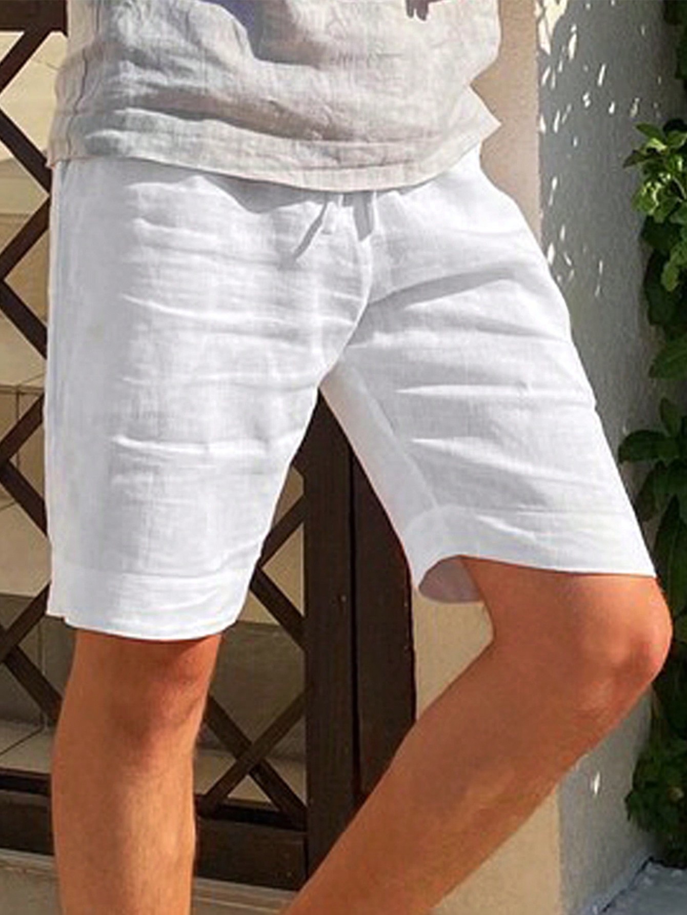 Men Linen Shorts