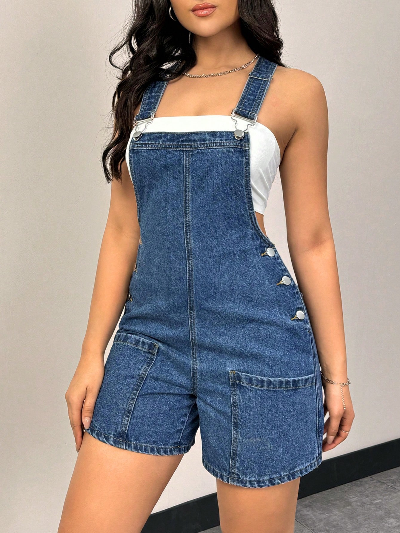 Women Denim Overalls & Jumpsuits