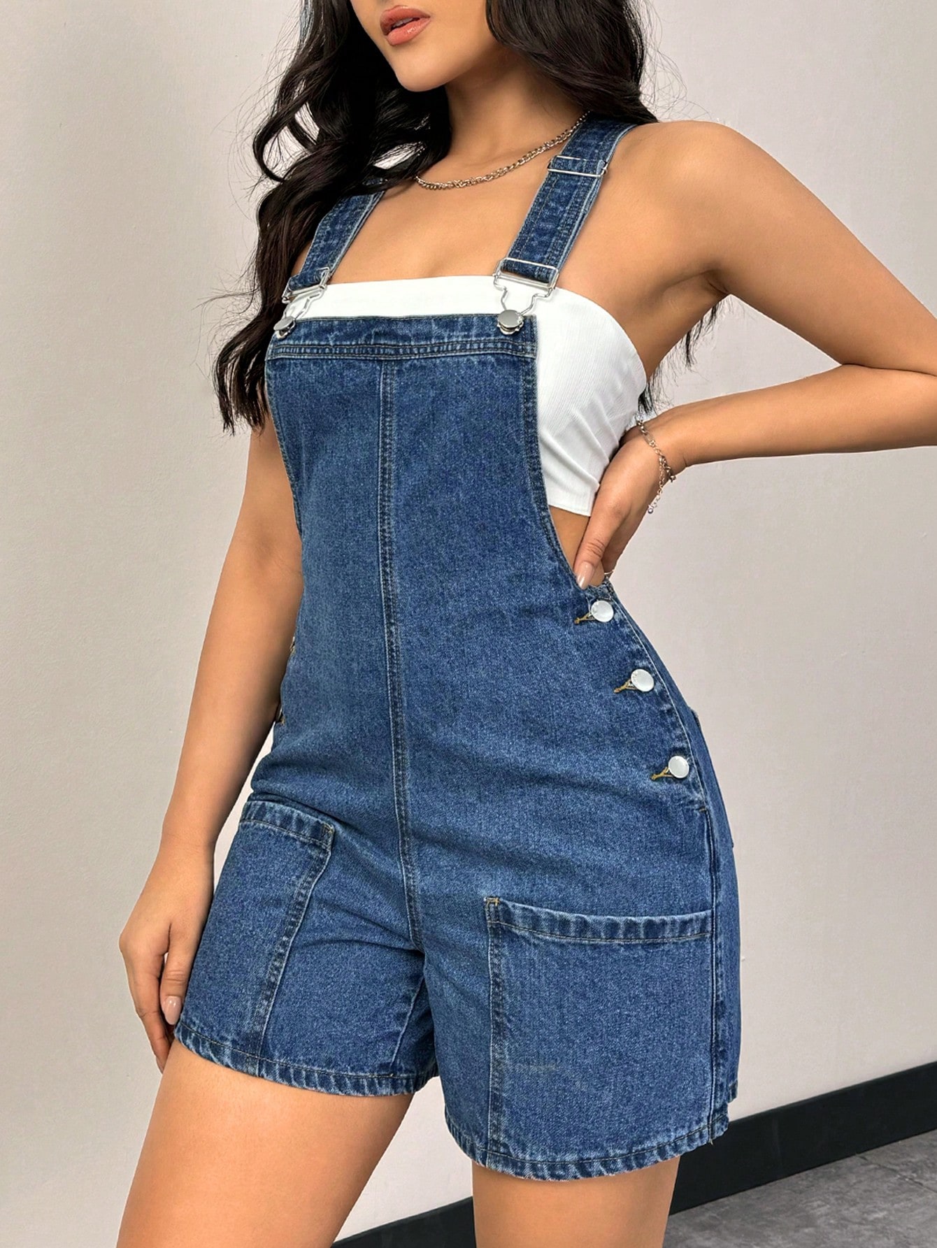 Women Denim Overalls & Jumpsuits