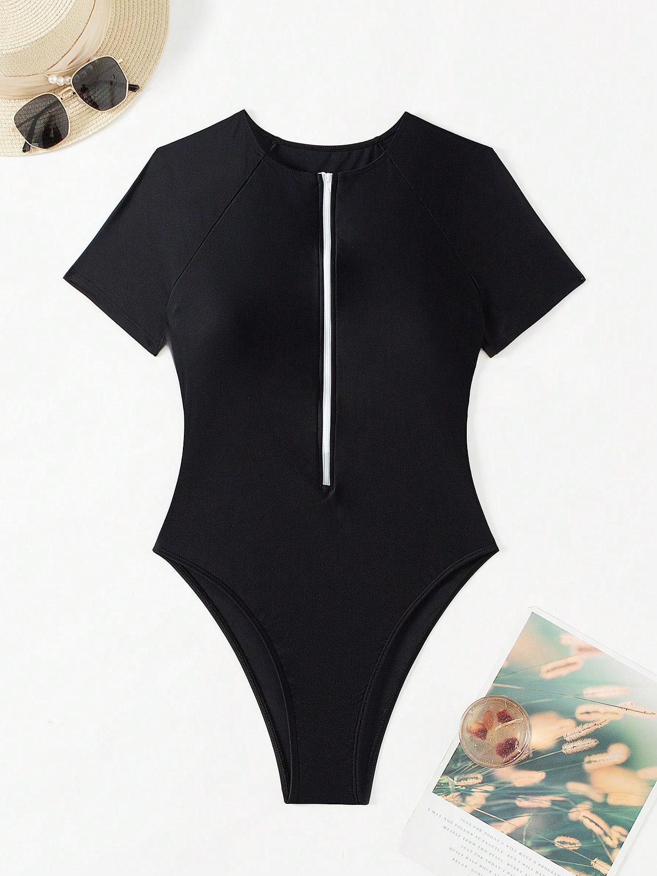 In Short Sleeve Women One-Pieces