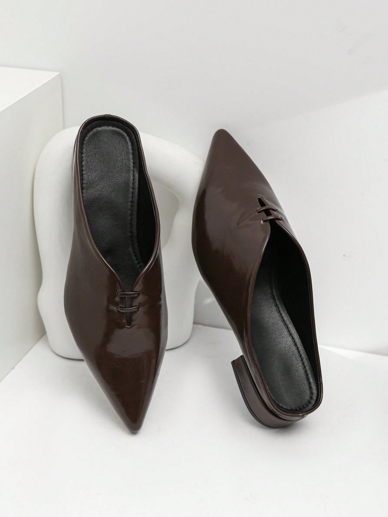 In Coffee Brown Women Flats