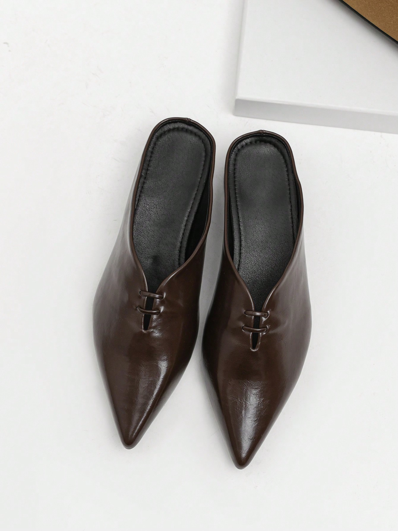 In Coffee Brown Women Flats