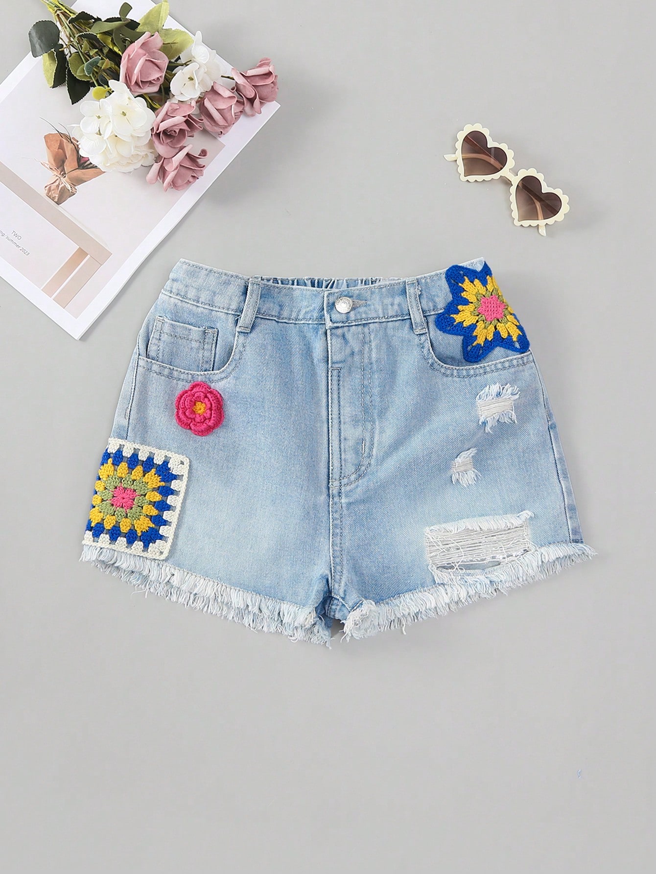 Tween Girls Denim Shorts