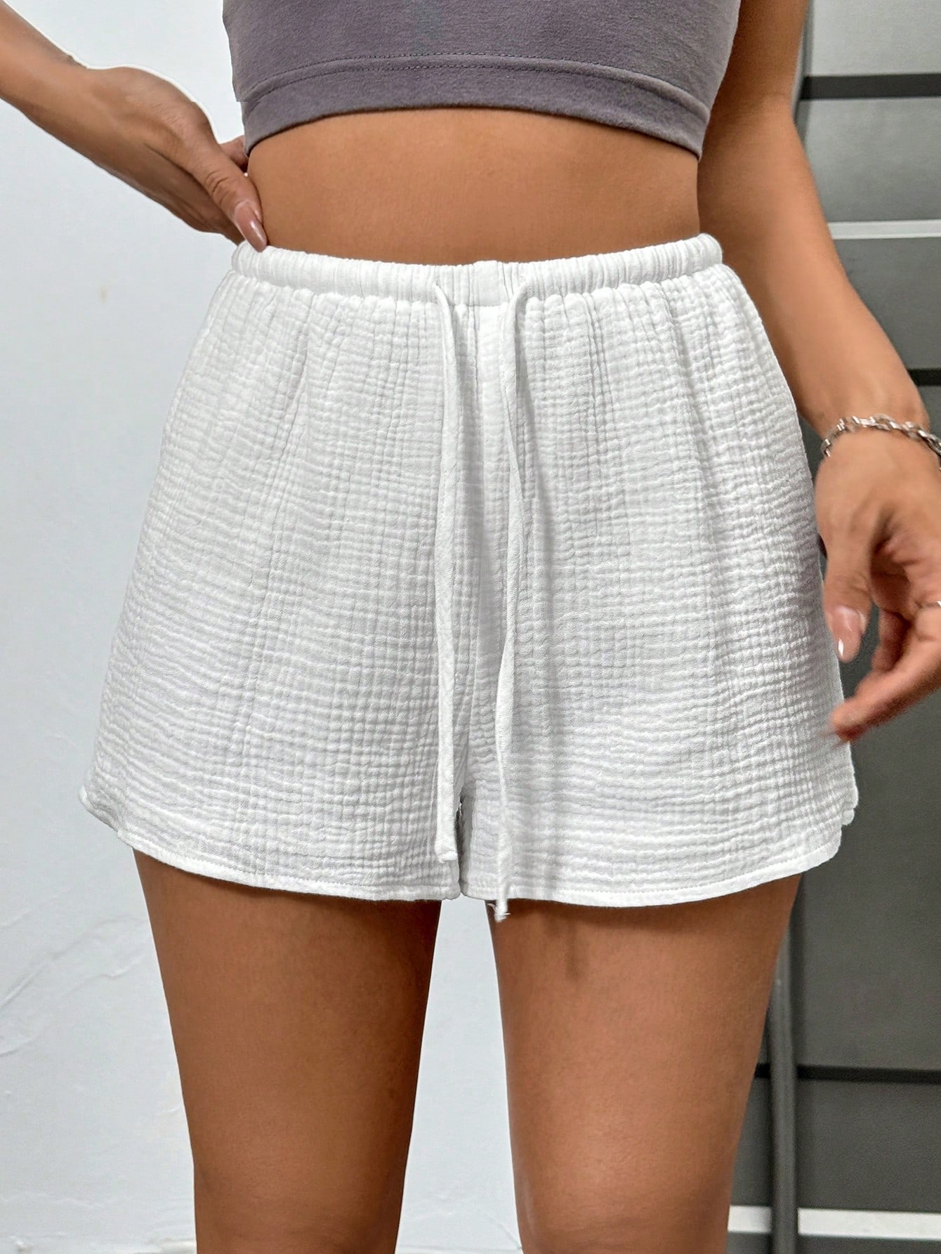 White Shorts