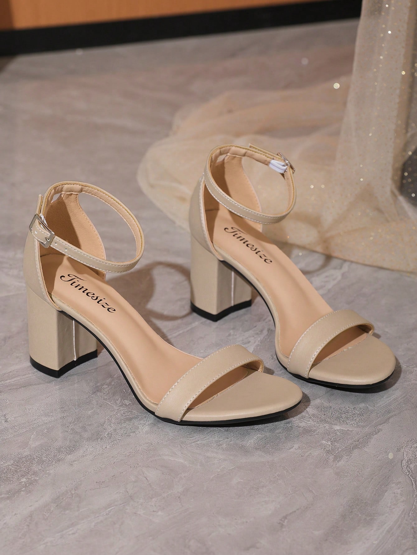 In Apricot Women Heeled Sandals