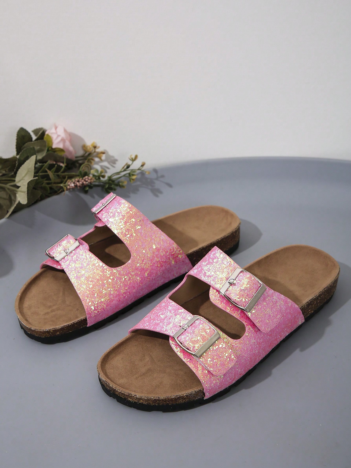 In Pink Women Flat Sandals