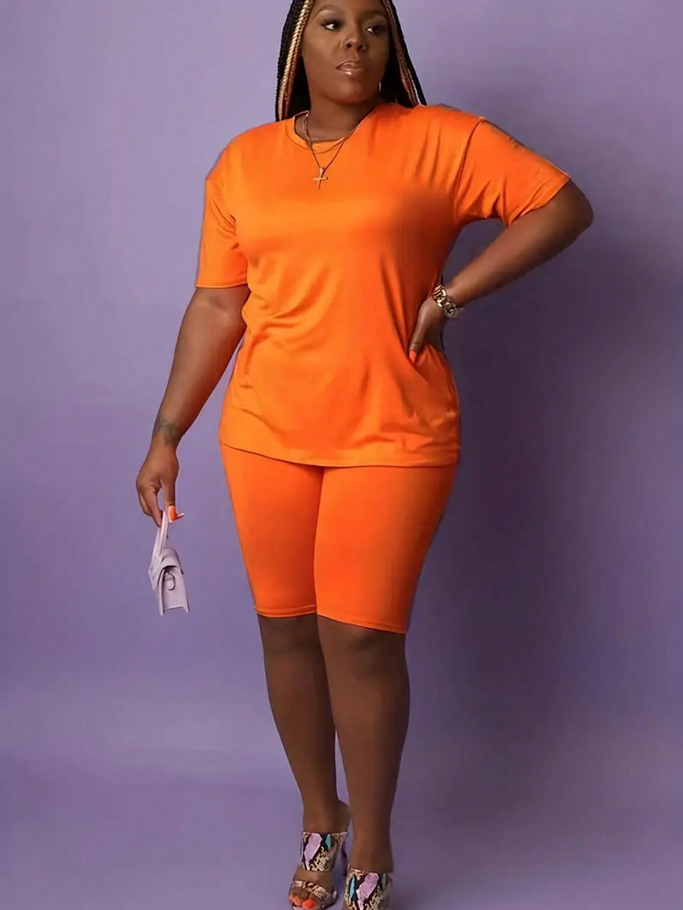 Plus Size Two piece set