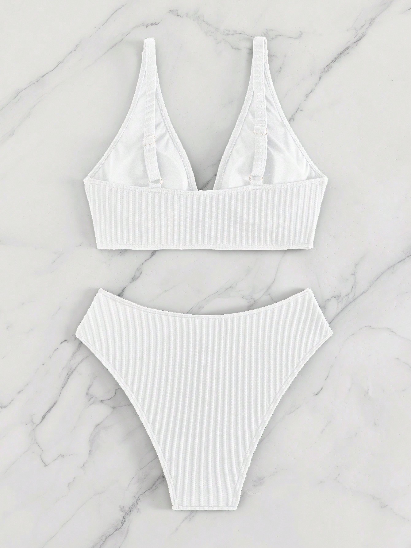 In White Women Bikini Sets