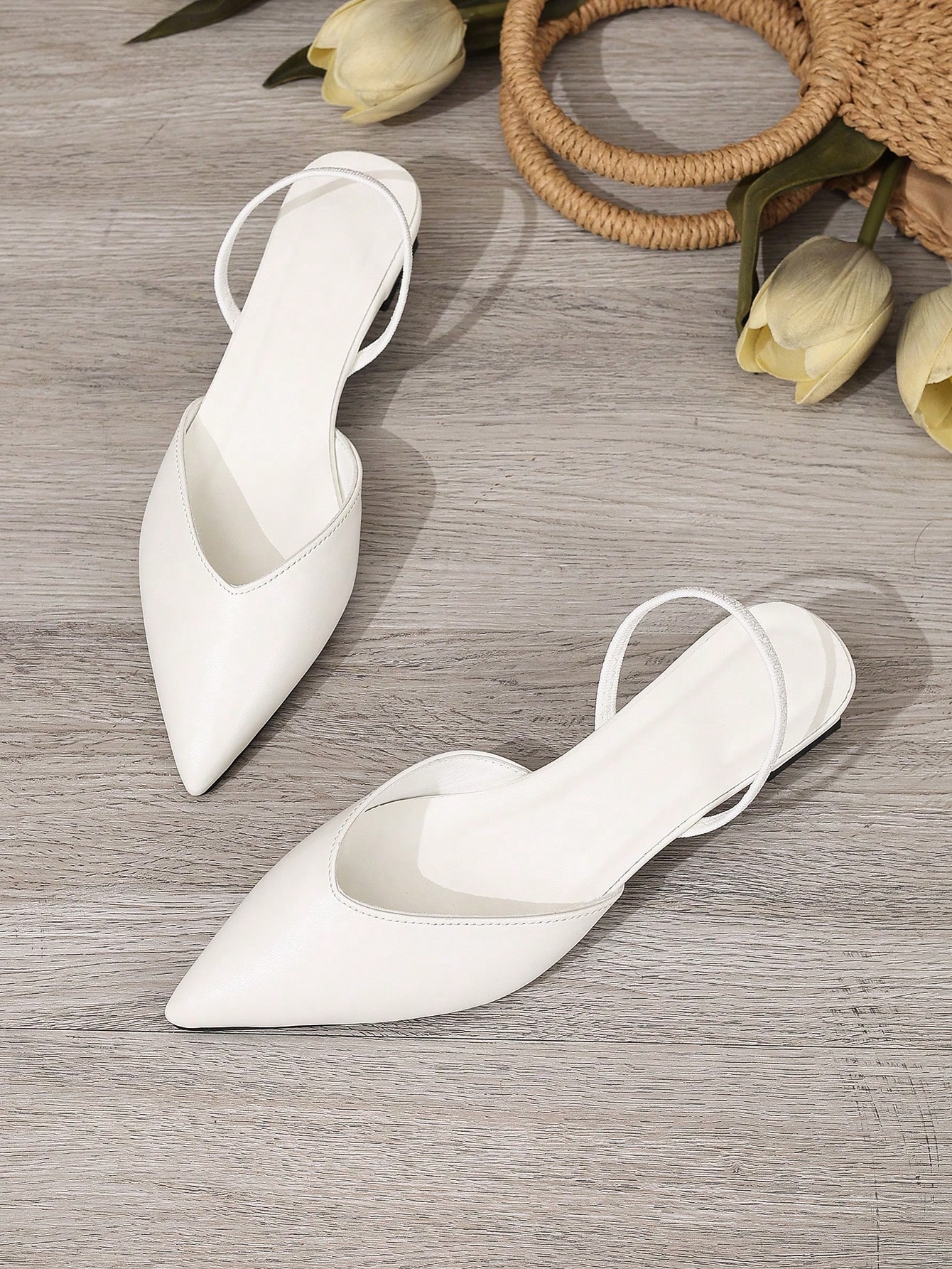 In White Women Pumps