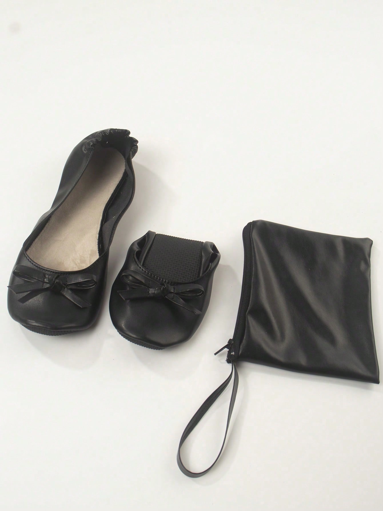 In Black Women Flats