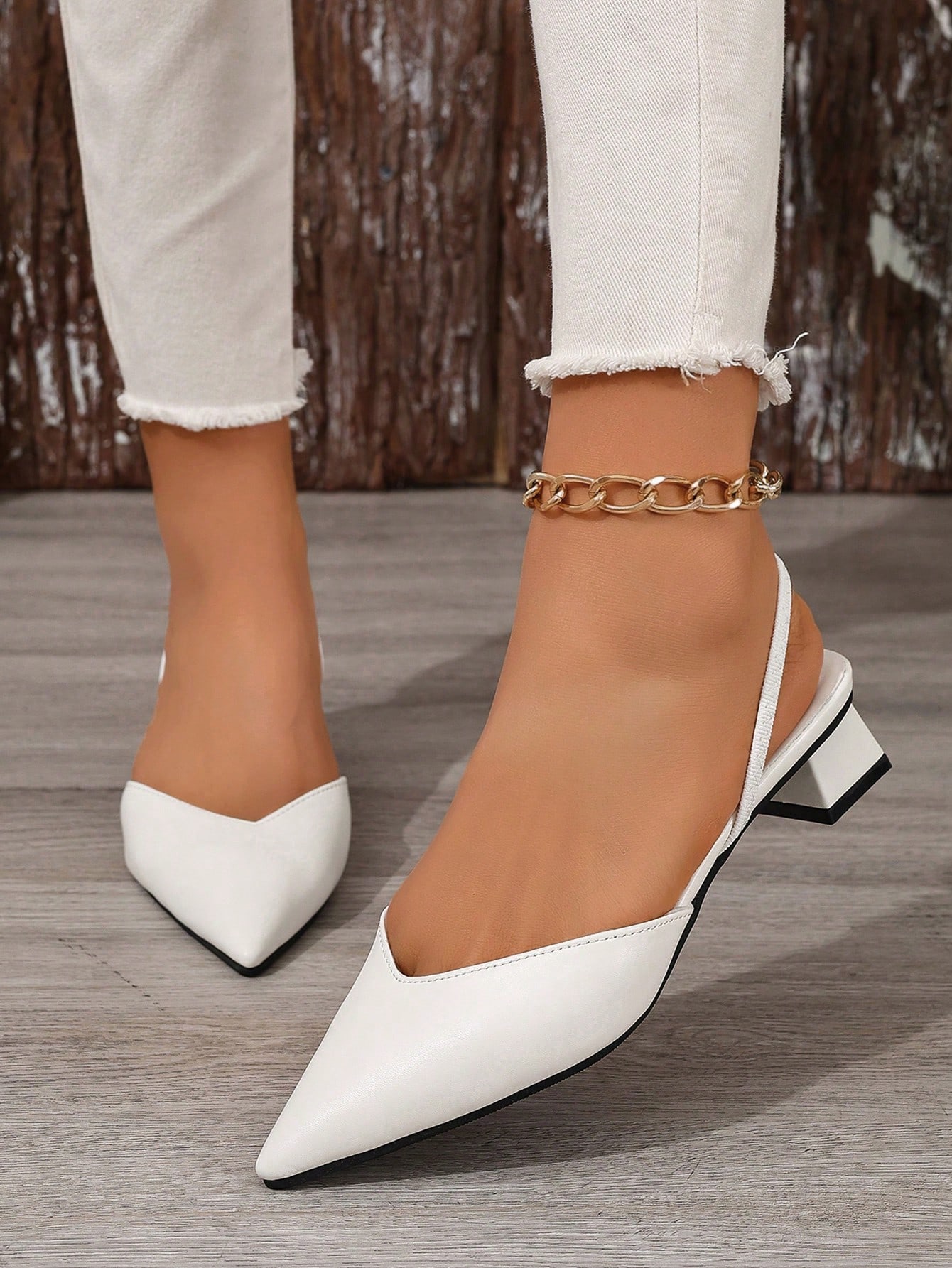 In White Women Pumps