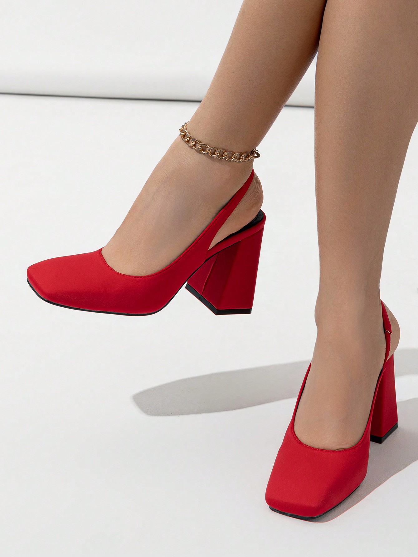 In Red Women Pumps